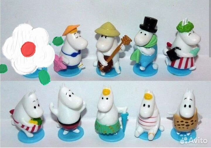 Мумми тролли на пляже