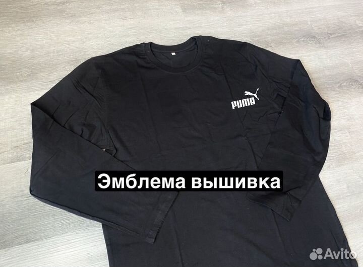 Лонгслив Puma черный новый