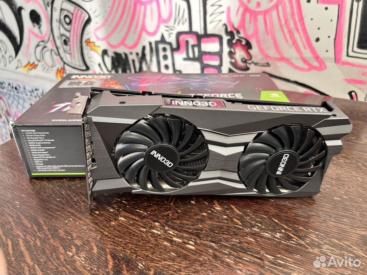 Видеокарта Inno3d geforce rtx3060ti 8gb twin x2