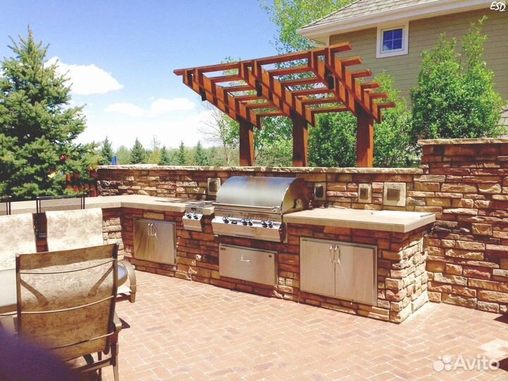 Мангал барбекю, кладка печей, гарантия на работы