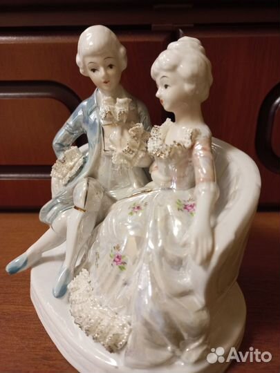 Статуэтка кружевной фарфор Германия