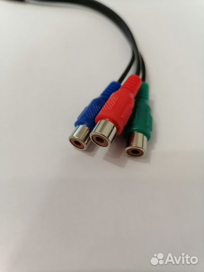 Кабель тюльпан переходник mini jack 3.5 - rca