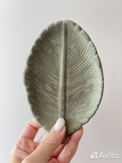 Подставка лист под свечу пион