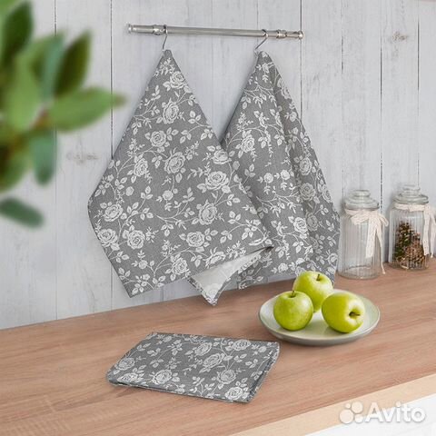 Полотенце вафельное и из льна