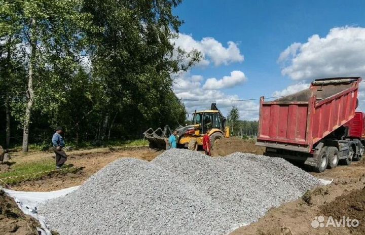 Щебень гранитный с доставкой