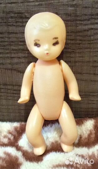 Кукла Леночка пупс 15смрельефные волосы аским СССР