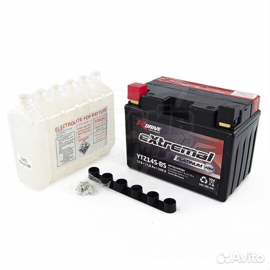 Мотоциклетный аккумулятор RDrive extremal platinu