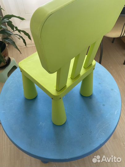Детский столик и стульчик IKEA маммут
