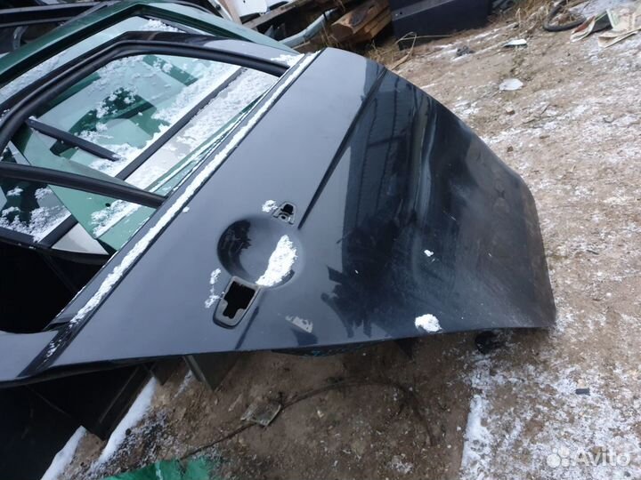 Дверь задняя правая lancer X cy лансер 10 черная х