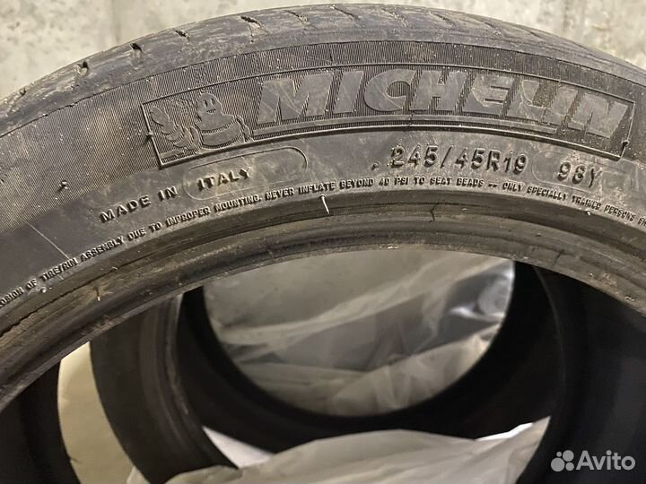 Michelin Primacy 3 245/45 R19 и 275/40 R19