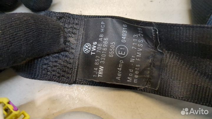 Ремень безопасности Volkswagen Golf 4, 2003