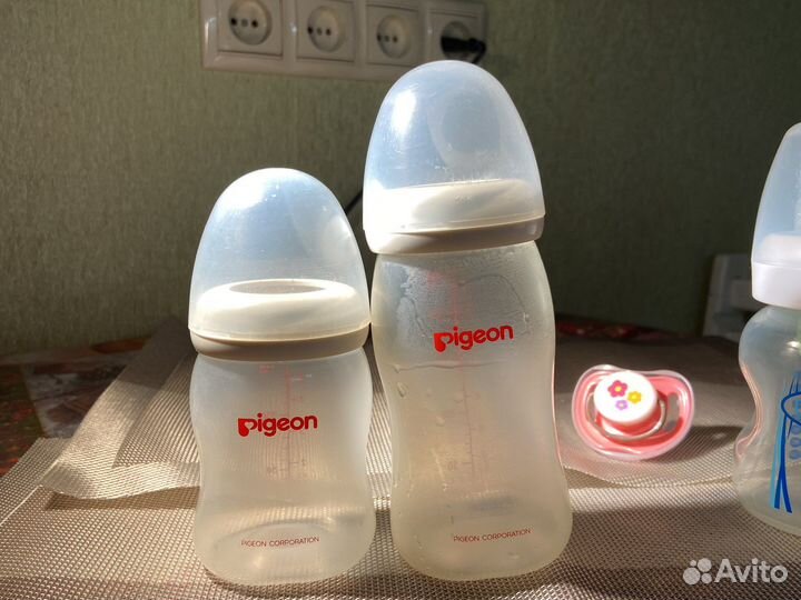 Бутылочки для кормления pigeon avent цена за все