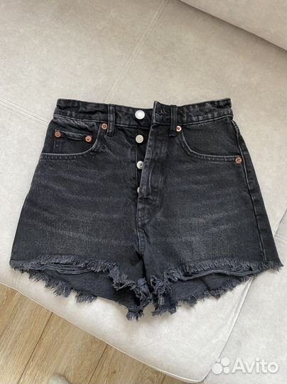 Шорты Zara 32 р черные новые