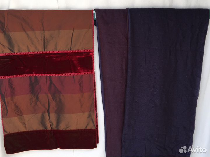 Шарфы и палантины б/у Италия шелк с кистями