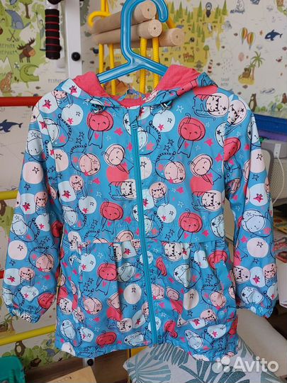 Ветровка для девочки 110 размер