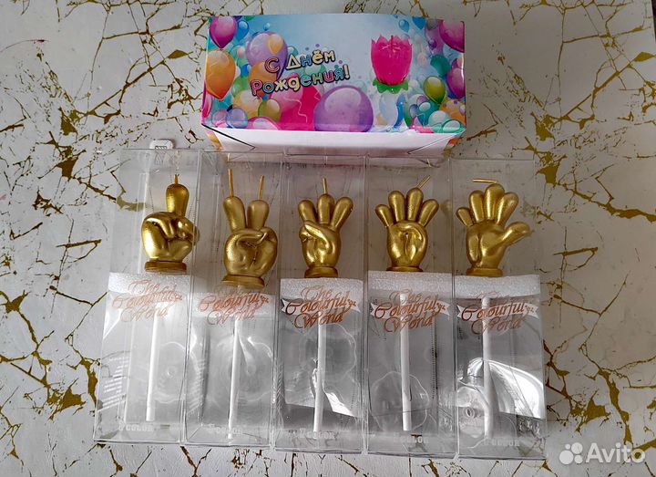 Креативные свечки для тортика