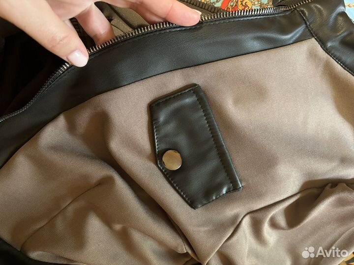 Экокожа платье