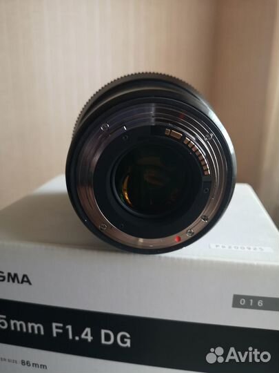 Объектив sigma 85 1.4 art canon