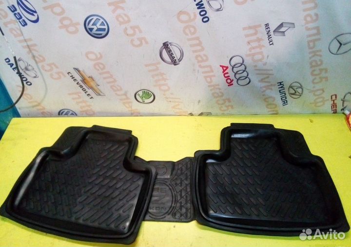 Коврики резиновые салона Lifan Smily с11по15г