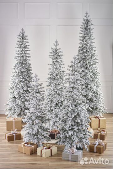 Ель искусственная заснеженная Тикко 1,85 м