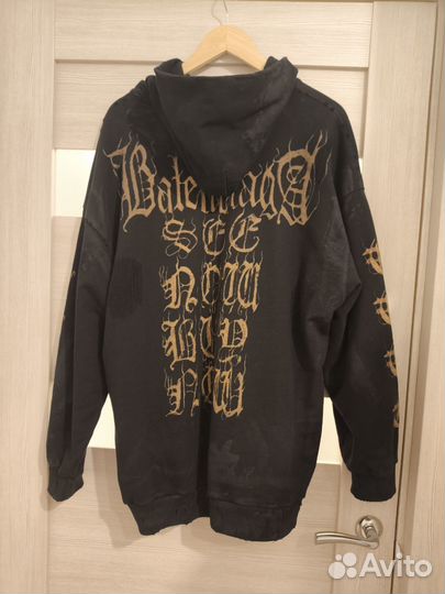 Зип худи Balenciaga Heavy Metal