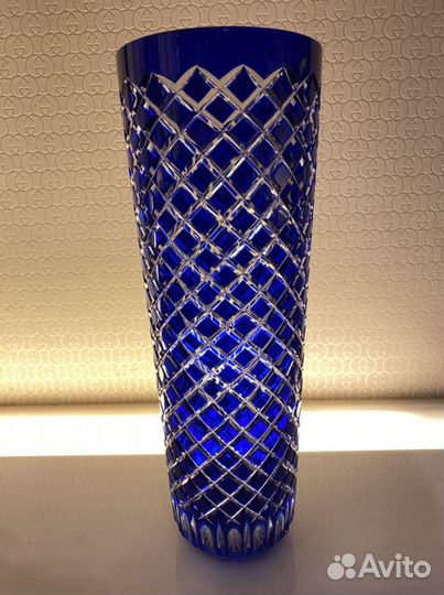 Ваза для цветов хрустальная