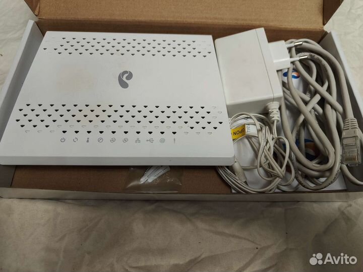 Роутер + тв приставка ростелеком