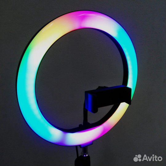 Кольцевая лампа 33 см RGB