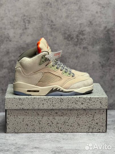 Кроссовки Nike Air Jordan 5 зимние (Арт.54477)