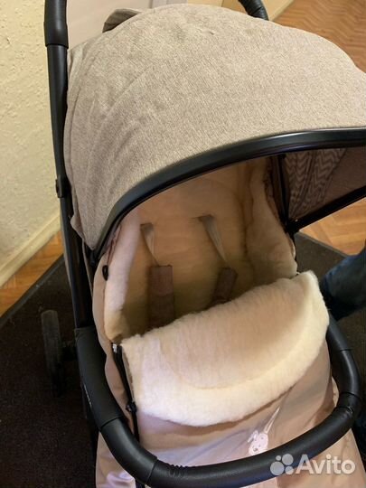 Конверт на овчине в коляску