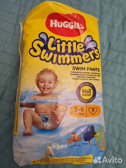 Подгузники трусики huggies swimmer 12-18 кг