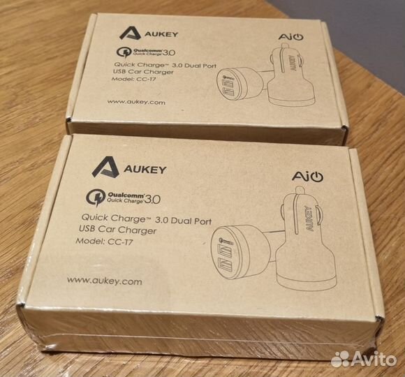 Азу зарядное устройство Aukey QC2.0/3.0 CC-T7