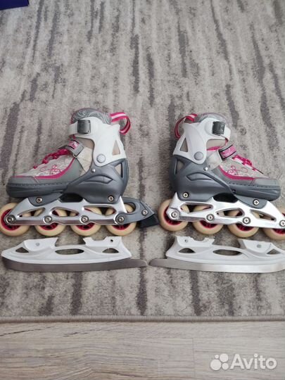 Роликовые коньки детские раздвижные