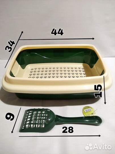 Лоток для кошек большой новый