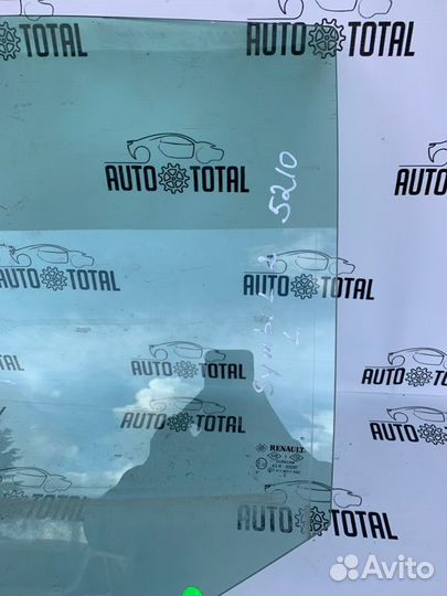 Стекло двери заднее левое Renault Symbol 2