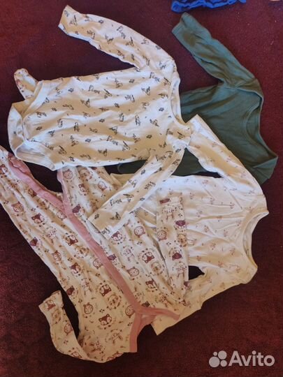 Большой пакет одежды для девочки 6-12 мес