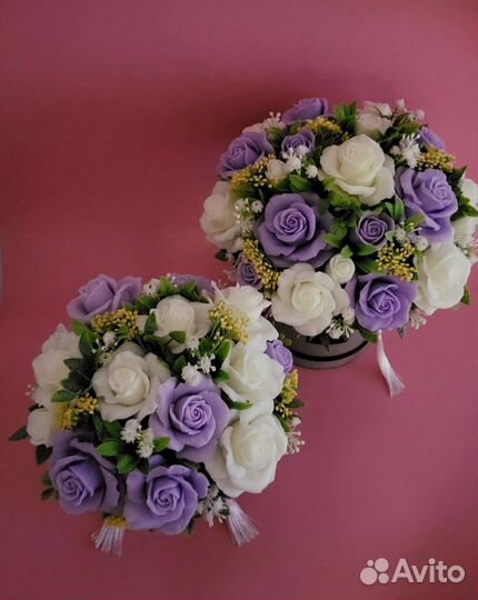 Букет цветы из мыла
