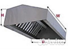 Зонт вытяжной с жироуловителем