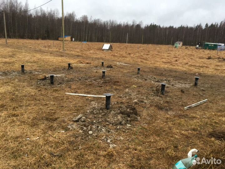 Фундамент из винтовых свай