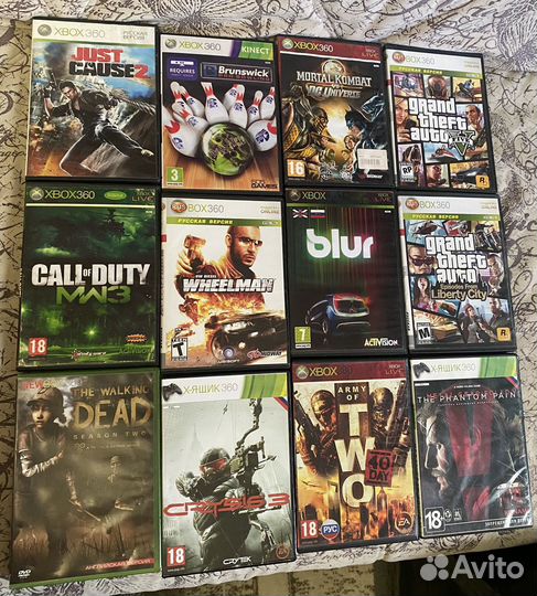 Диски на xbox 360