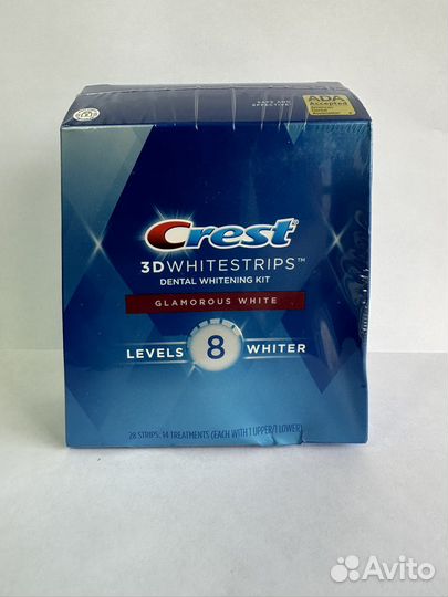 Отбеливающие полоски для зубов Crest glamorous