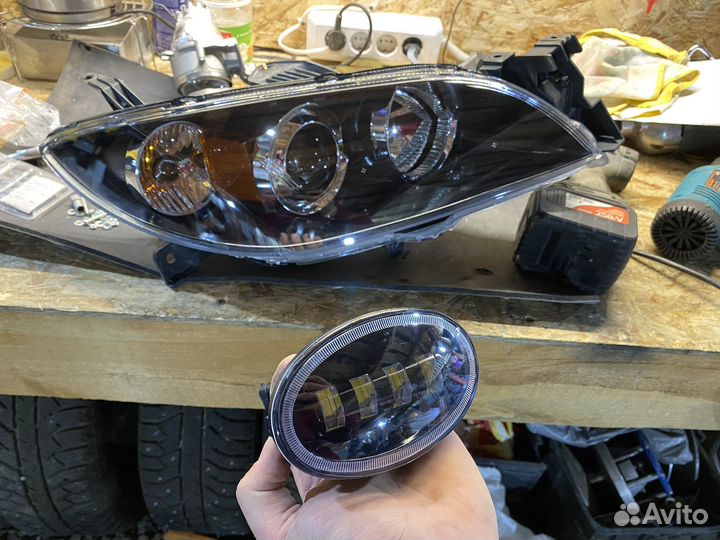 Установка bi-led модулей, птф, полировка фар и тд