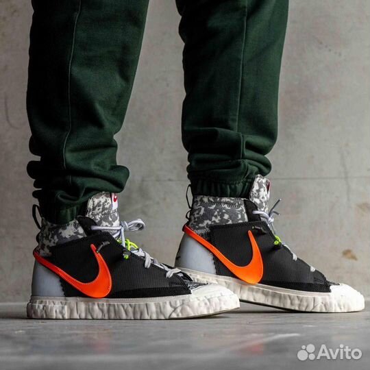 Кроссовки Nike Blazer Mid x Readymade Black Camo