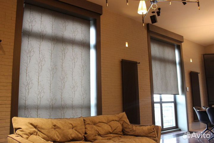 Рулонные шторы тканевые