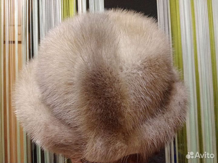 Шапка норковая женская