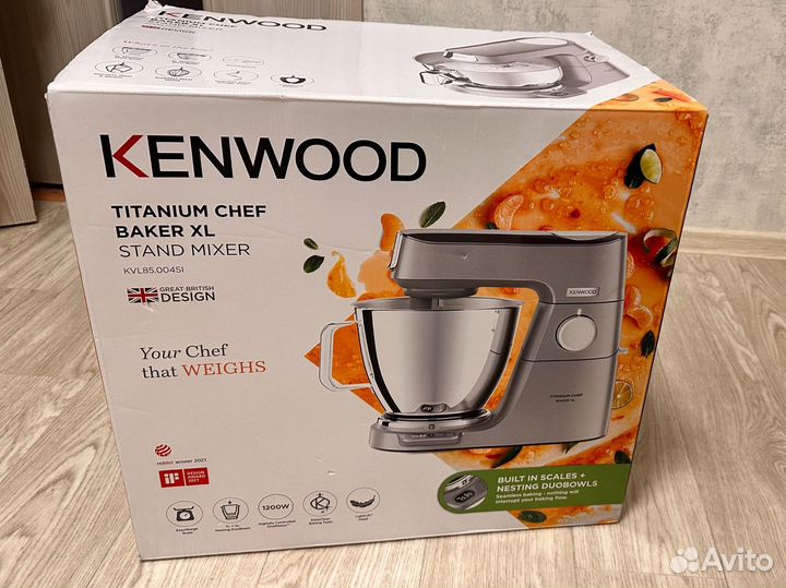 Кухонная машина kenwood kVL 85, миксер