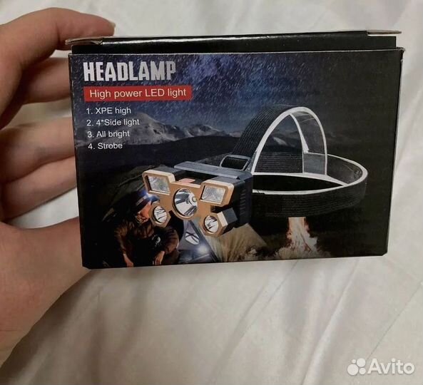 Фонарик налобный