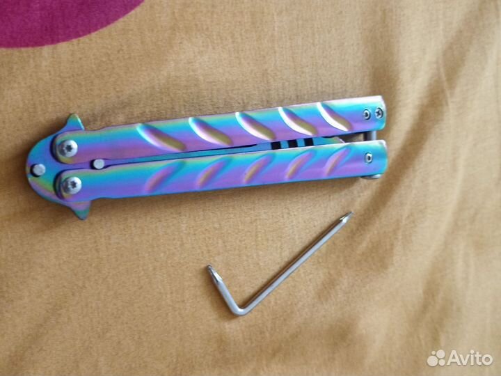 Тренировочный нож бабочка