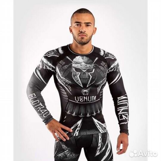 Рашгард Venum Gladiator 4.0 Black/White