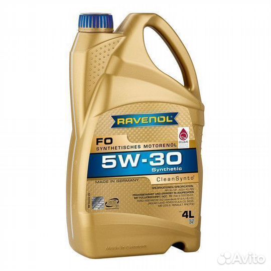 Ravenol : 4014835722699 Масло моторное FO 5w30, 4л